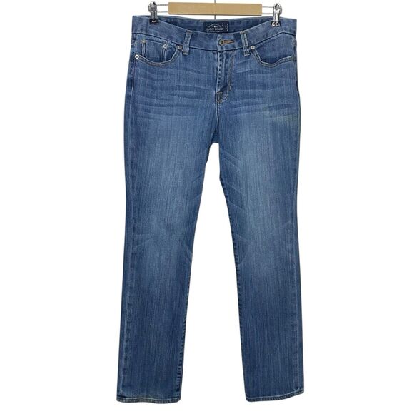 Lucky Brand Jeans Womens 12/31 (33x32) Sweet Straight Mid Rise Classic Y2K Denim - Picture 1 of 12